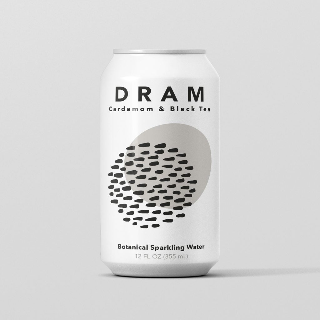 DRAM Black Tea in Sparkling Water 12 oz