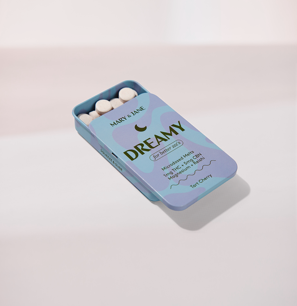 Mary & Jane Dreamy Mini Sleep Melts 1mg THC 12 oz
