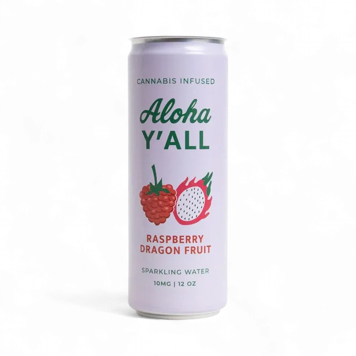 Aloha Y'all Raspberry Dragon Fruit - 12oz - 10 MG THC 12 oz