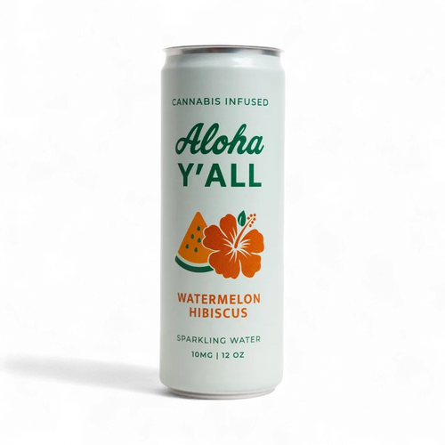 Aloha Y'all Watermelon Hibiscus - 12oz - 10 MG THC 12 oz