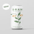 DRAM Holy Basil & Lemon Adaptogenic Sparkling Water 12 oz