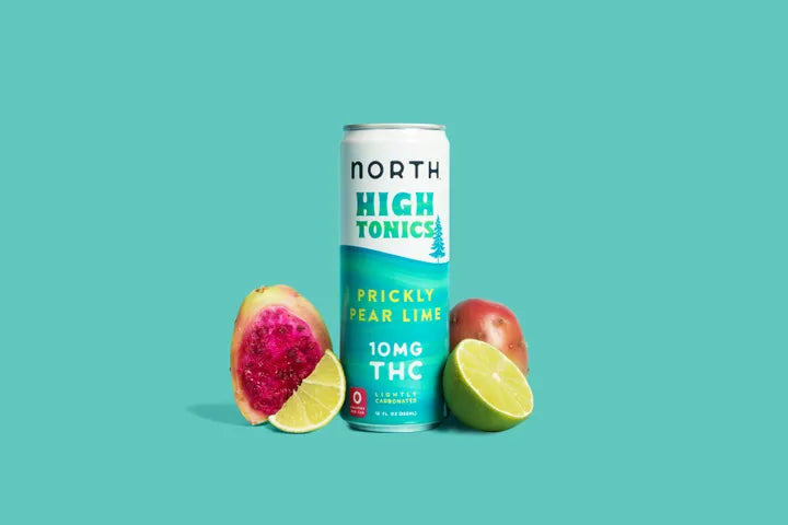 NORTH High Tonic Prickly Pear Lime 10mg THC 12 oz