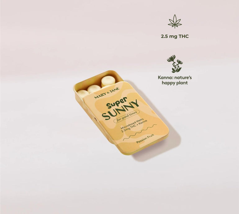 Mary & Jane Super Sunny Mood Boosting Melts 2.5mg THC 10ct